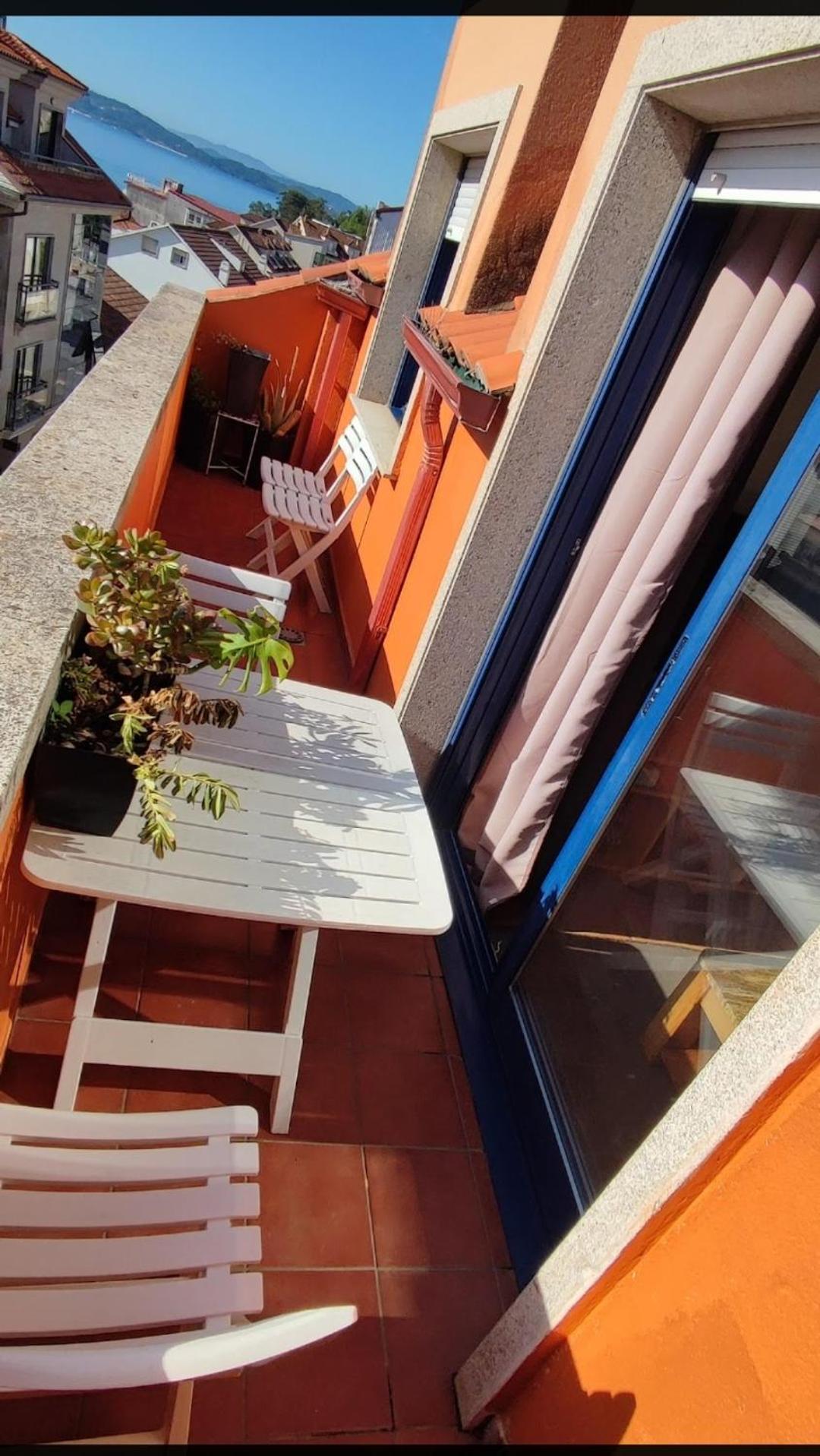 Aticos Con Terraza Vistas Urbanos 100 Playa Appartement Sanxenxo Buitenkant foto
